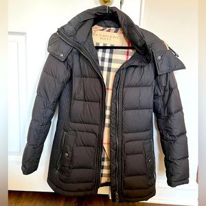Burberry Brit mid-length puffer coat